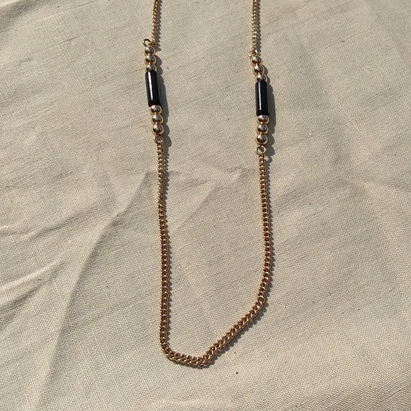 Sparkly! Three Vintage Necklaces, Amber Beads, Silver with Green Stone, … - Picture 11 of 15